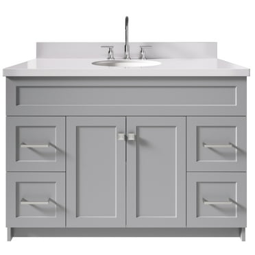 Ariel F049swqovo Hamlet 49" Free Standing Single Basin Vanity Set - Grey