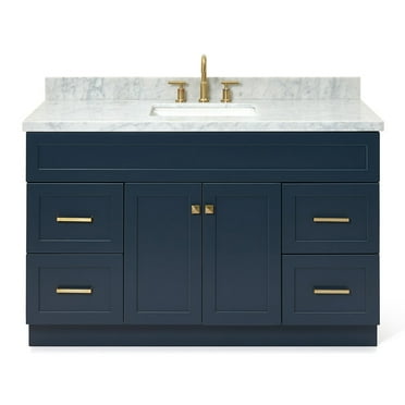Ariel F055scwrvo Hamlet 55" Free Standing Single Basin Vanity Set - Blue