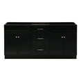 thumbnail image 1 of Ariel Hamlet 72 In. Double Sink Base Cabinet In Black, 1 of 8