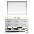 thumbnail image 1 of Ariel G061s Shakespeare 61" Free Standing Vanity Set - White, 1 of 6