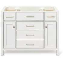 Ariel H042s-Bc Bristol 42" Single Free Standing Vanity Cabinet Only - White
