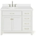 thumbnail image 1 of Ariel H043slwqovo Bristol 43" Free Standing Single Basin Vanity Set - White, 1 of 7