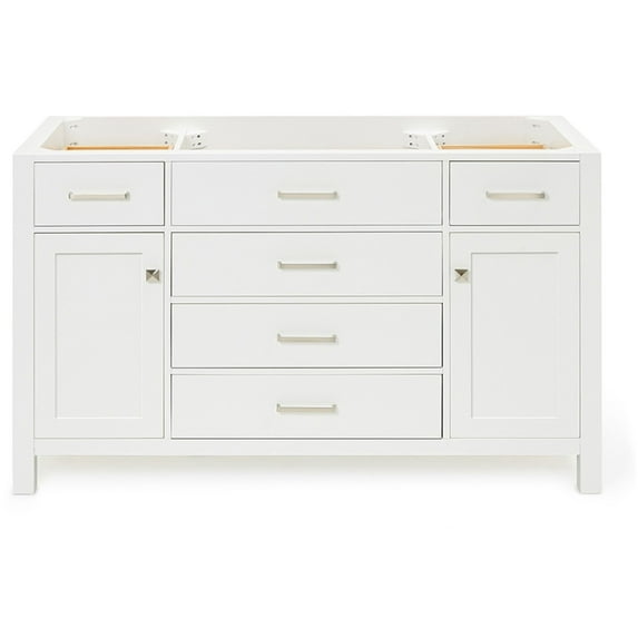 Ariel H054s-Bc Bristol 54" Single Free Standing Vanity Cabinet Only - White