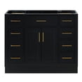 thumbnail image 1 of Ariel Hepburn 42 In. Single Sink Base Cabinet In Black, 1 of 9