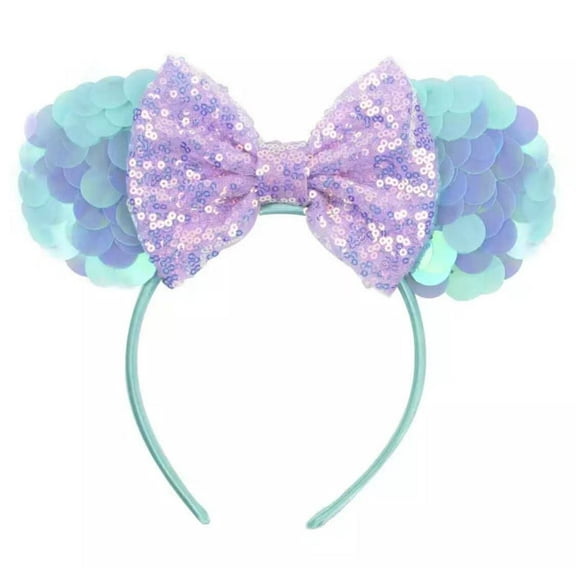 Ariel Inspired Minnie Ears, Ariel Mickey Ears, Ariel Ears, Ariel Ears, Ariel Mickey Ears