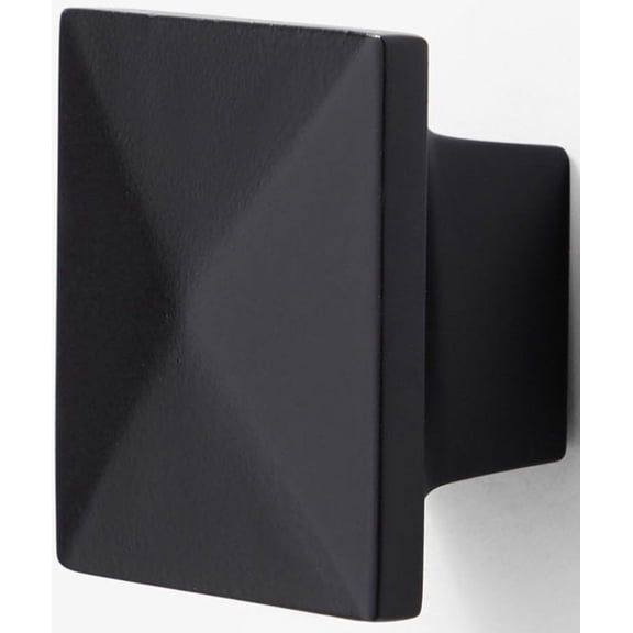 Ariel K111-1 Preston 1-1/8" Square Cabinet Knob - Black
