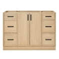 thumbnail image 1 of Ariel Kelly 48 Inch Single Sink Base Cabinet In White Oak, 1 of 11