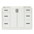thumbnail image 1 of Ariel Kelly 48 Inch Single Sink Base Cabinet In White, 1 of 10