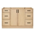 thumbnail image 1 of Ariel Kelly 54 Inch Single Sink Base Cabinet In White Oak, 1 of 11
