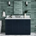 thumbnail image 1 of Ariel K55CWRVOMNB Kelly 54" Free Standing Single Basin Vanity Set - Blue, 1 of 7