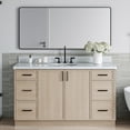 thumbnail image 1 of Ariel K61CWOVOWOA Kelly 60" Free Standing Single Basin Vanity Set - Wood, 1 of 7
