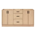 thumbnail image 1 of Ariel Kelly 66 Inch Double Sink Base Cabinet In Oak, 1 of 10