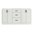 thumbnail image 1 of Ariel Kelly 66 Inch Double Sink Base Cabinet In White, 1 of 10