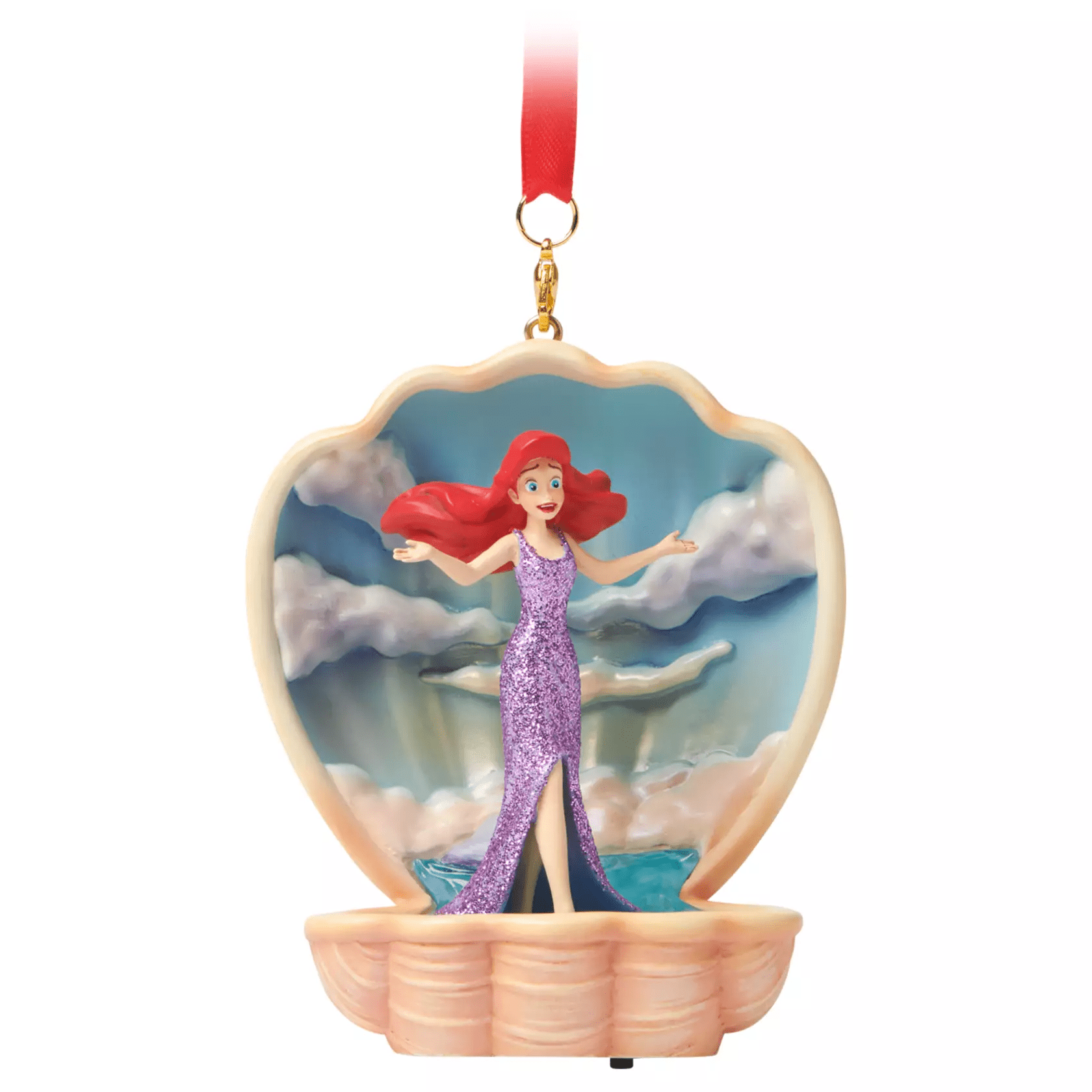 Ariel Light-Up Living Magic Sketchbook Ornament – The Little Mermaid ...