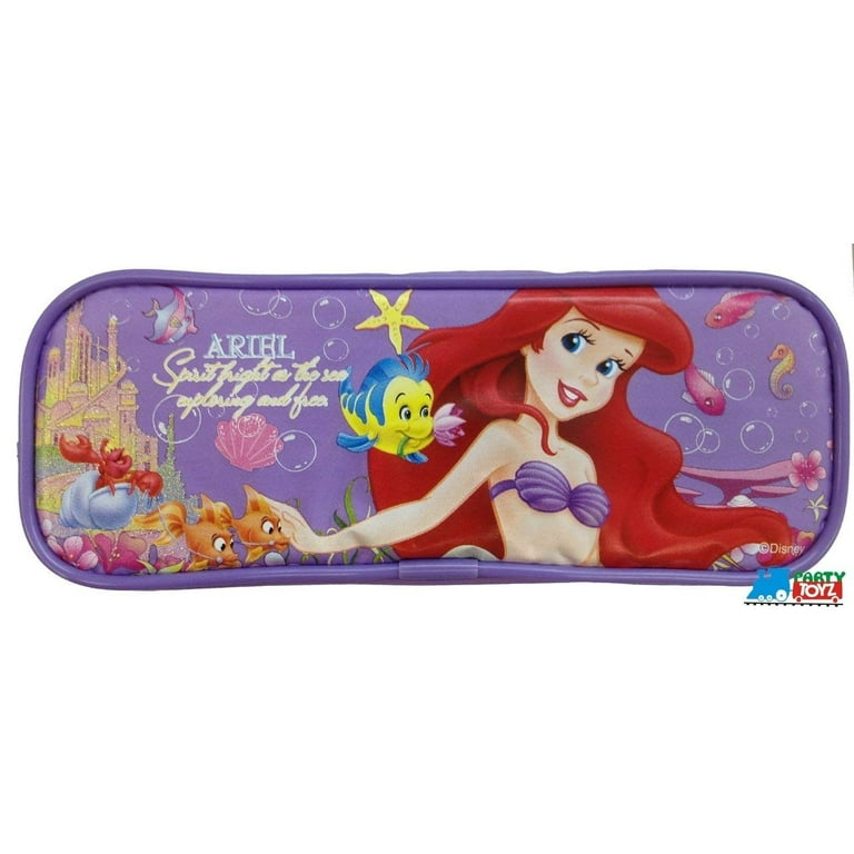 Toyshine Mermaid Metal Pencil Box Basic Pencil Case, Double Comparment