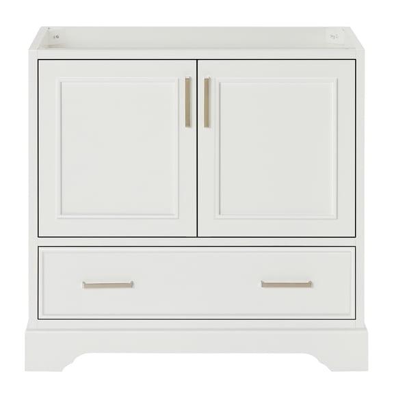 Ariel Stafford 36 Inch Single Sink Base Cabinet In White