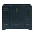 thumbnail image 1 of Ariel Stafford 42 Inch Single Sink Base Cabinet In Midnight Blue, 1 of 9