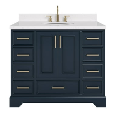 Ariel M042scqovo Stafford 42" Free Standing Single Basin Vanity Set - Blue