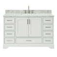 thumbnail image 1 of Ariel M055scw2rvo Stafford 55" Free Standing Single Basin Vanity Set - White, 1 of 7