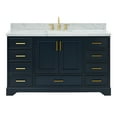thumbnail image 1 of Ariel M061SCWRVOMNB Stafford 60" Free Standing Single Basin Vanity Set - Blue, 1 of 7