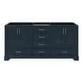 thumbnail image 1 of Ariel Stafford 72 Inch Double Sink Base Cabinet In Midnight Blue, 1 of 9