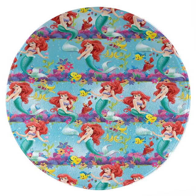 Ariel Mat Office Chair Mat, Home Round Floor Mat, 39inch Diameter Low