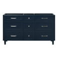 thumbnail image 1 of Ariel Monroe 60 Inch Double Sink Base Cabinet In Midnight Blue, 1 of 7