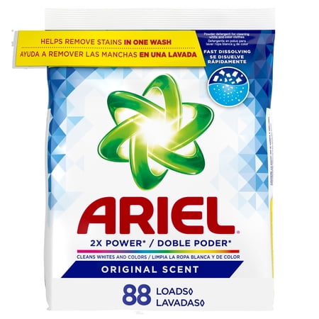 Ariel Laundry Detergent Powder, Original Scent, 141 oz, 66 Loads