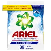 Ariel Laundry Detergent Powder, Original Scent, 141 oz, 66 Loads