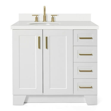 Ariel Q037slwqovo Taylor 37" Free Standing Single Basin Vanity Set - White