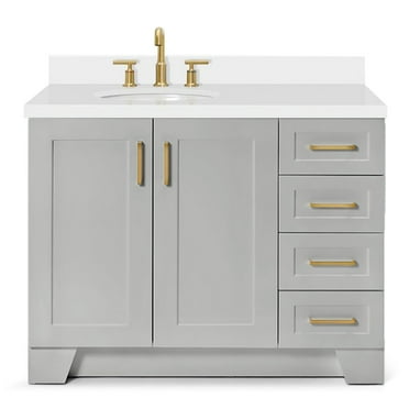 Ariel Q043slwqovo Taylor 42" Free Standing Single Basin Vanity Set - Grey