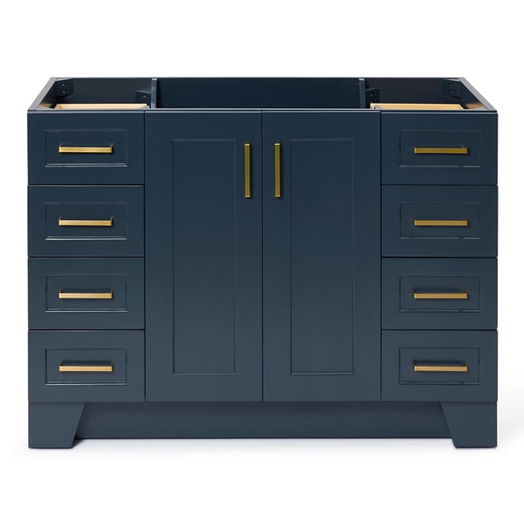 Ariel Taylor 48 In. Single Sink Base Cabinet In Midnight Blue