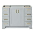 thumbnail image 1 of Ariel Taylor 48 In. Single Sink Base Cabinet In Grey, 1 of 8
