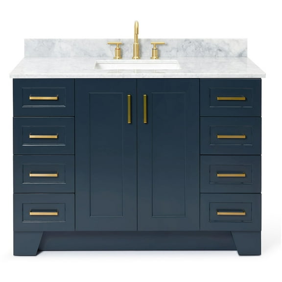 Ariel Q049scw2rvo Taylor 49" Free Standing Single Rectangular Basin Vanity Set - Blue