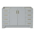 thumbnail image 1 of Ariel Taylor 54 In. Single Sink Base Cabinet In Grey, 1 of 8