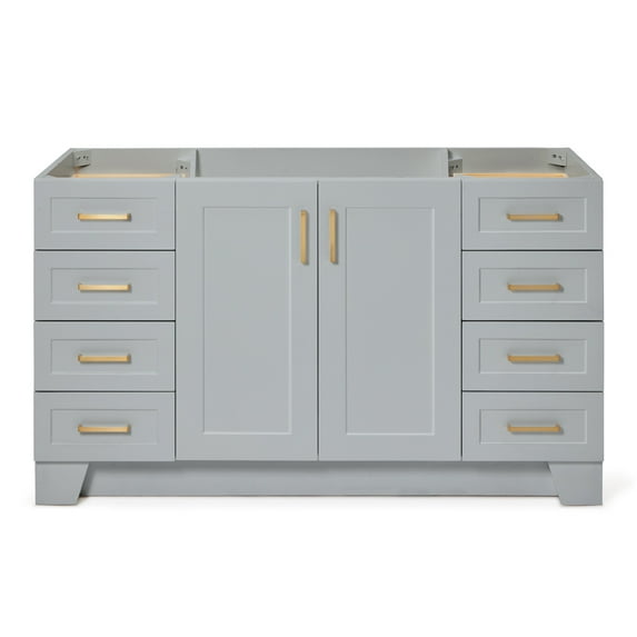 Ariel Taylor 60 In. Single Sink Base Cabinet In Grey