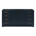 thumbnail image 1 of Ariel Taylor 66 Inch Single Sink Base Cabinet In Midnight Blue, 1 of 9