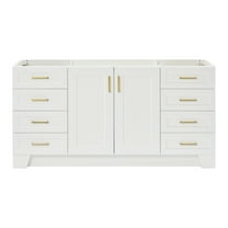 Ariel Taylor 66 Inch Single Sink Base Cabinet In White