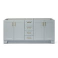 thumbnail image 1 of Ariel Taylor 72 In. Double Sink Base Cabinet In Grey, 1 of 10