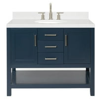 Ariel R042scqovo Bayhill 42" Free Standing Single Basin Vanity Set - Blue