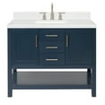 thumbnail image 1 of Ariel R042SCQRVOMNB Bayhill 42" Free Standing Single Basin Vanity Set - Blue, 1 of 7