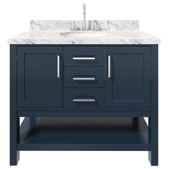 Ariel R043scwovo Bayhill 42" Free Standing Single Basin Vanity Set - Blue