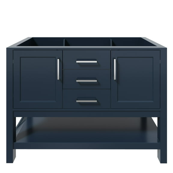 Ariel R048s-Bc Bayhill 48" Single Free Standing Vanity Cabinet Only - Blue