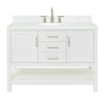 thumbnail image 1 of Ariel R048scqovo Bayhill 48" Free Standing Single Basin Vanity Set - White, 1 of 7