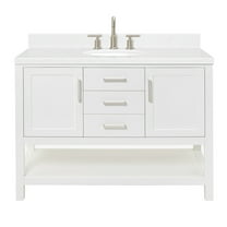Ariel R048scqovo Bayhill 48" Free Standing Single Basin Vanity Set - White