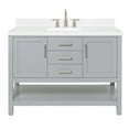 thumbnail image 1 of Ariel R048SCQRVOGRY Bayhill 48" Free Standing Single Basin Vanity Set - Grey, 1 of 7