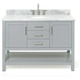thumbnail image 1 of Ariel R049SCW2OVOGRY Bayhill 49" Free Standing Single Oval Basin Vanity Set - Grey, 1 of 7