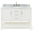 thumbnail image 1 of Ariel R049SCW2OVOWHT Bayhill 49" Free Standing Single Oval Basin Vanity Set - White, 1 of 7