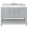 thumbnail image 1 of Ariel R049SCW2RVOGRY Bayhill 49" Free Standing Single Rectangular Basin Vanity Set - Grey, 1 of 7