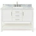 thumbnail image 1 of Ariel R049SCW2RVOWHT Bayhill 49" Free Standing Single Rectangular Basin Vanity Set - White, 1 of 7